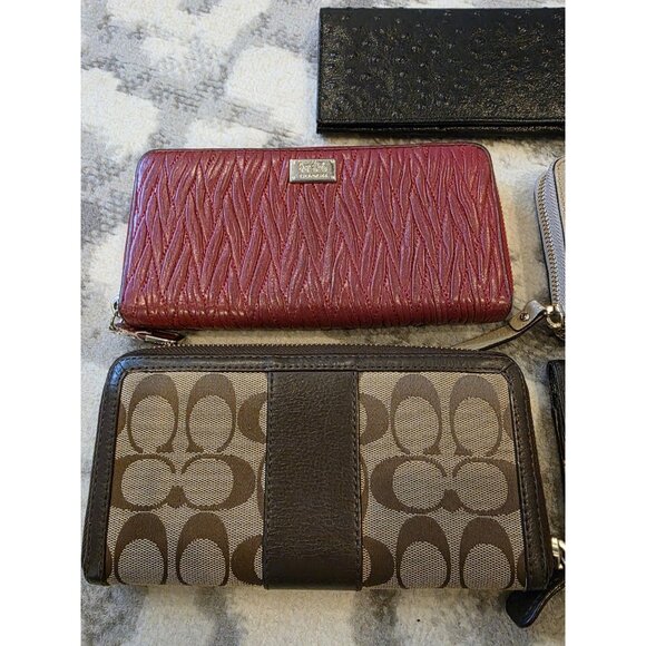 Assorted Wallet Bundle Lot of 7 Coach Kate Spade Marc Jacobs And More - Picture 4 of 16